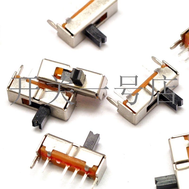 SS13D07VG4 带支架 小型拨动开关 4脚3档 柄高4MM