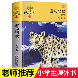 【WX】雪豹悲歌 沈石溪动物小说系列品藏书系7-10-12-15周岁儿童文学三四五六年级中小学生课外书沈石溪系列儿童文学作品经典书目