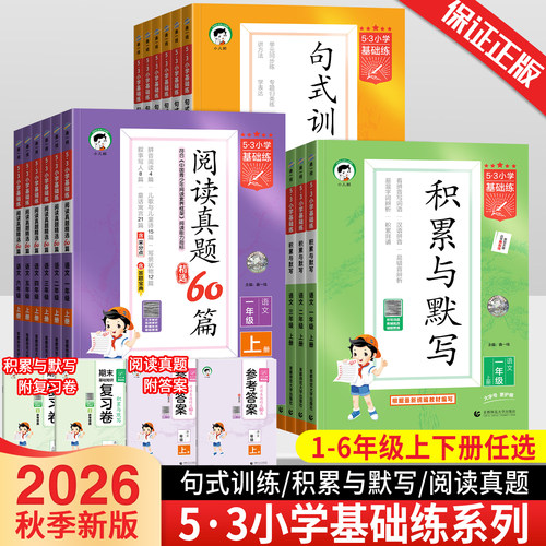 53小学基础练积累与默写句式训练
