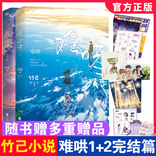 WX【丰富赠品】难哄实体书正版全套2册1+2完结篇实体书全册竹已原创青春校园难哄小说上下册代表作偷偷藏不住姊妹篇青春校园小说