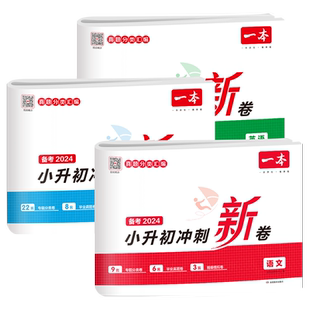 备考2026一本小升初冲刺新卷一本考卷大集结语文数学英语通用名校小学生升初中总复习重点资料专项训练测试卷知识考点真题模拟试卷