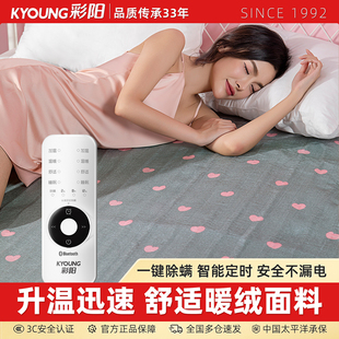 彩阳电热毯单人双人电褥子调温家用安全学生宿舍加大加热毯电暖毯