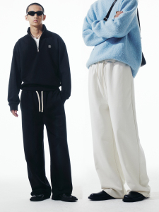 FERMENTEDSHIRT/23AW 490g重磅全棉宽松休闲直筒卫裤
