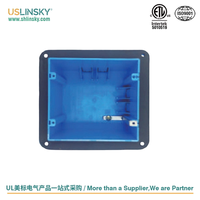 uslinsky灵天ETL&CETL20481两位塑料接线盒底盒加拿大款PB06VB