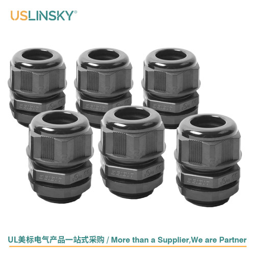 USLINSKY灵天美标UL认证NPT盒接头电线固定防水1/2”格兰头