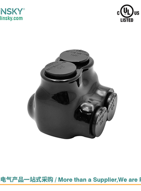 Linsky灵天绝缘多芯电缆连接器UL认证美标单侧入口端子LICS3/0-2