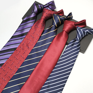 long 手打条纹Formal tie 商务宽10cm男士 定制加长领带160cm正装