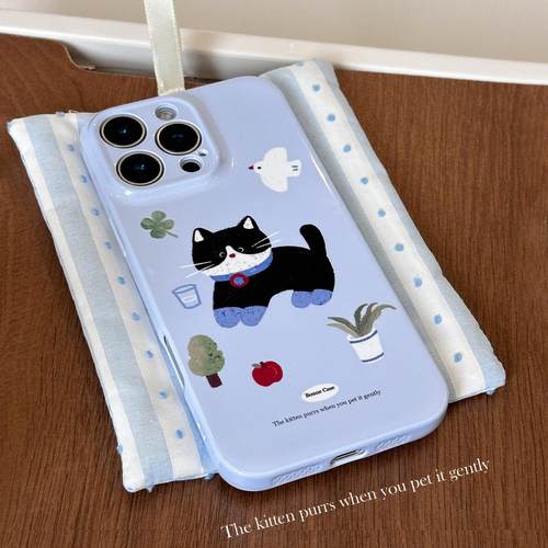 菲林适用iPhone17苹果16手机壳14ProMax韩系卡通猫咪12全包13软套