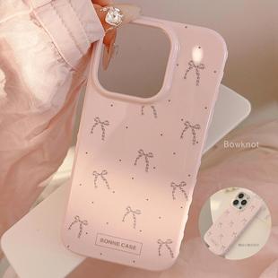 古早风苹果16手机壳17软套12适用iphone15promax防摔14甜妹蝴蝶结