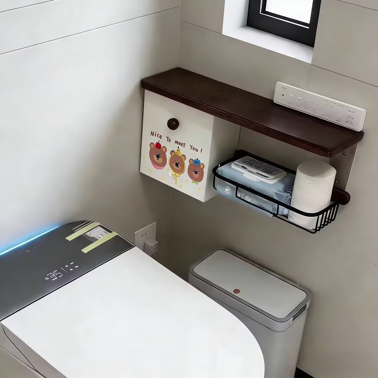 卫生间纸巾盒置物架一体卷纸盒厕纸放置盒姨妈巾收纳盒湿巾储物柜,家庭/个人清洁工具,浴室角架/置物架,淘宝优惠券,粉丝福利购,淘宝优惠卷