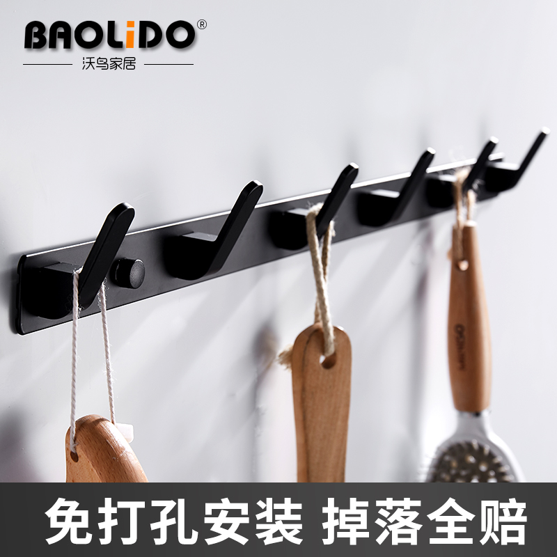 进门试衣间衣帽衣服墙壁门后挂钩