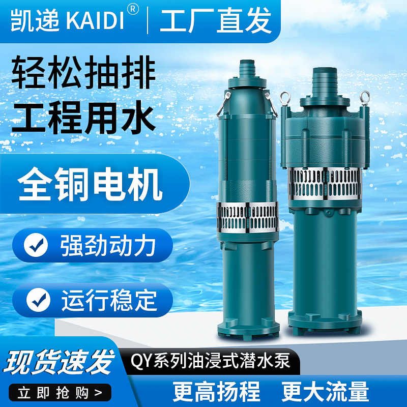 上海凯递大流量油浸式矿业泵