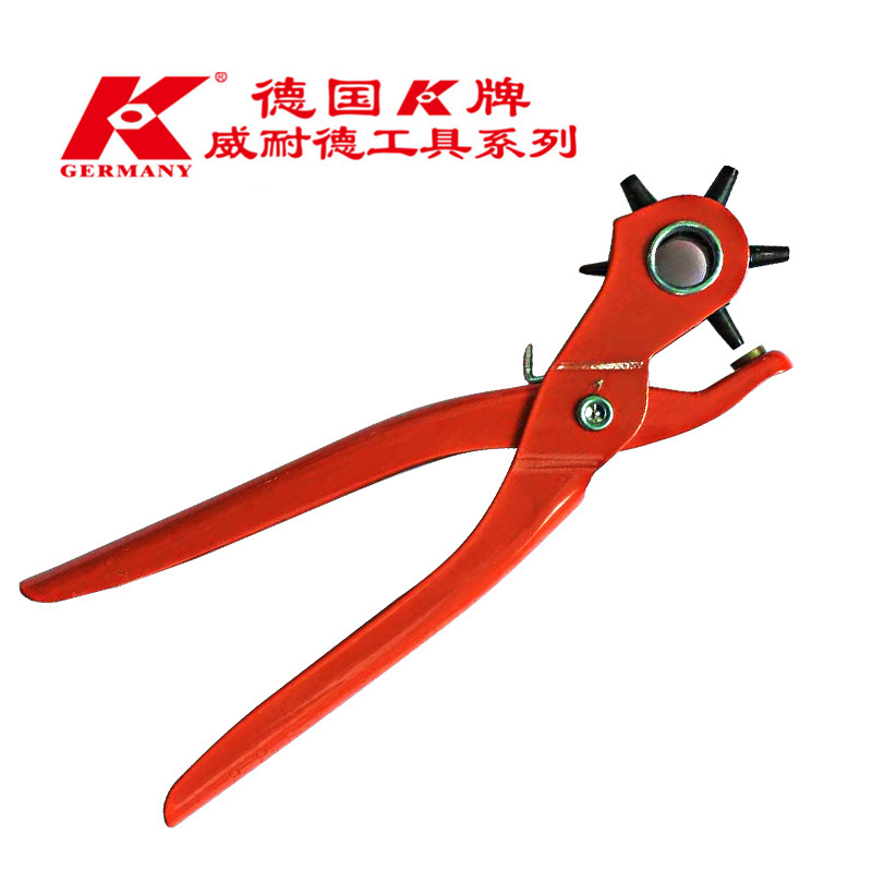 腰带皮带表带打孔器皮革打孔钳打孔机打洞机打眼圆扁孔裤带打多孔