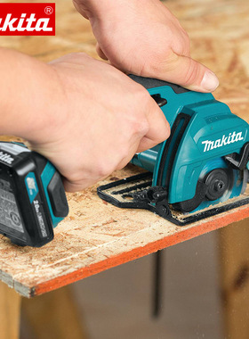 makita牧田HS301D充电式电圆锯12V锂电木工锯电动小鹰锯电动工具