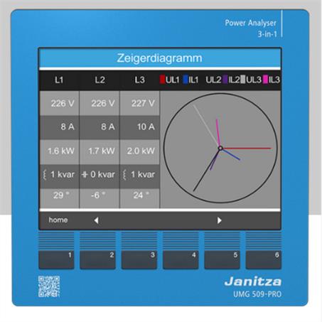 JANITZA  UMG 509-PRO UH=95-240VAC(UL) 5226001 TH20240624003