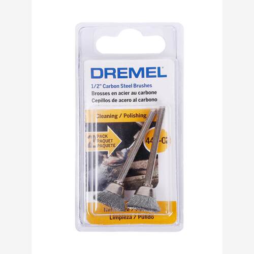 博世旗下琢美DREMEL原装电磨机专用 442碳钢刷头附件（2支装）