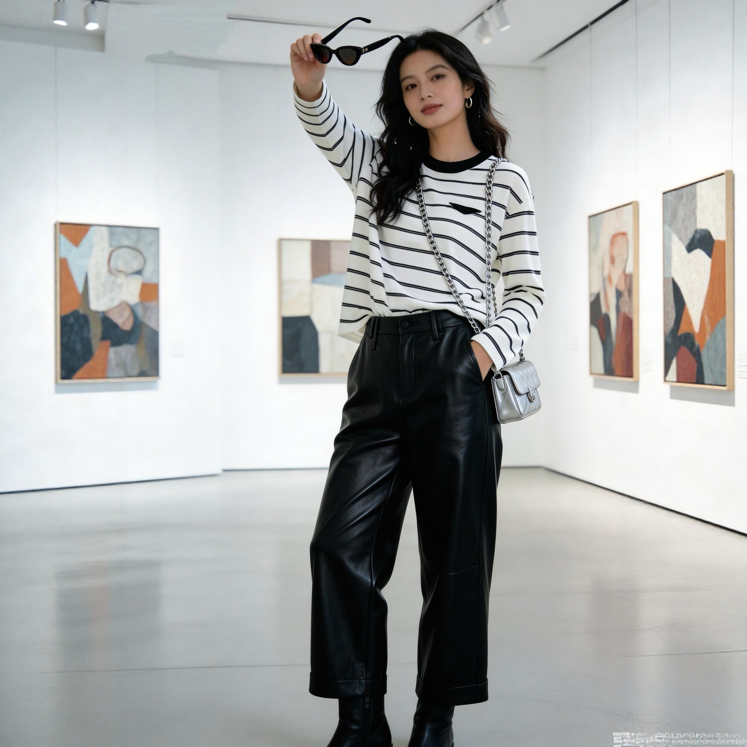 2026春季新款时尚百搭宽松显瘦打底衫女外穿针织衫女含羊毛扛起球