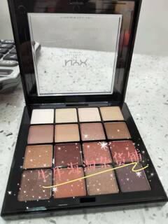 美国直邮 现货NYX16色眼影03warm neutrals 268替代盘