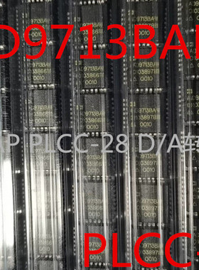 AD9713BAPZ AD9713BAP PLCC-28 D/A转换器 ic芯片 全新进口原装