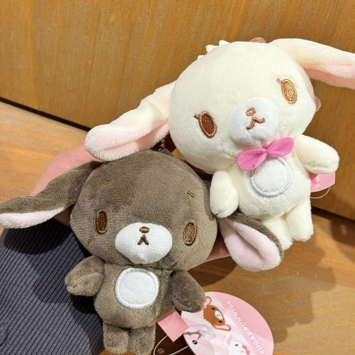 现货 日本正品三丽鸥蜜糖邦妮 甜点兔 焦糖兔毛绒玩偶挂件