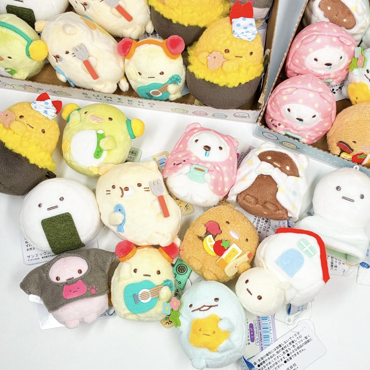 现货 日本sanX正品角落生物sumikko喜爱收藏毛绒沙包手玉挂件公仔