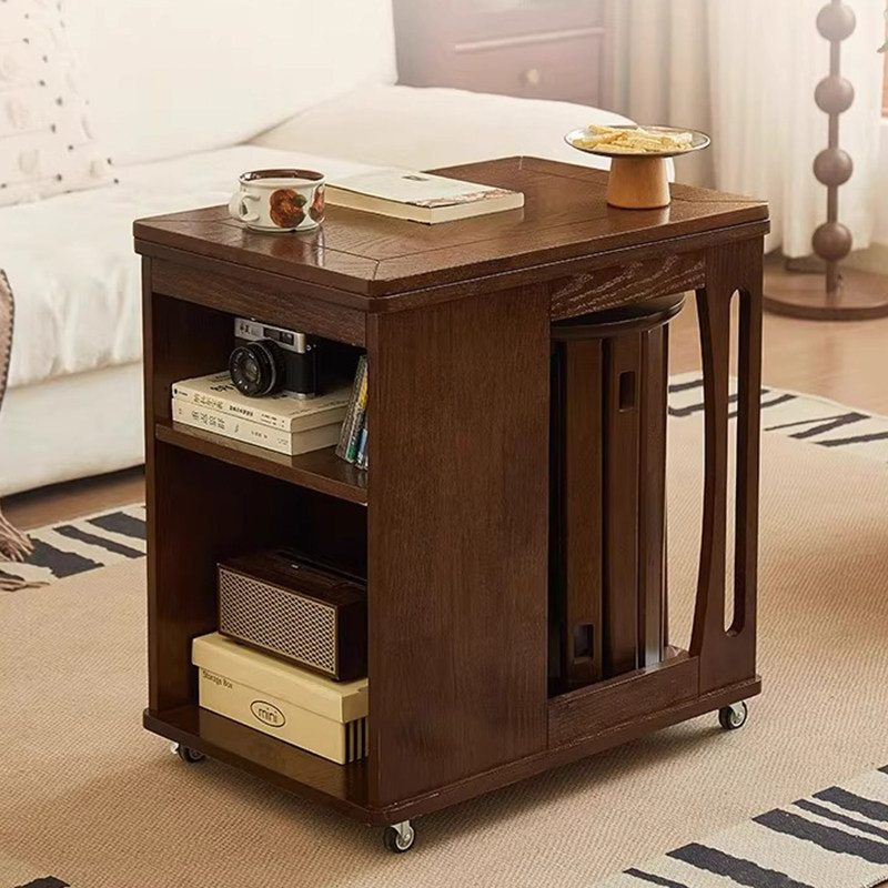 实木边几家用多功能柜子客厅可移动茶几茶桌实木收纳角几折叠餐桌,住宅家具,角几/边几,淘宝优惠券,粉丝福利购,淘宝优惠卷