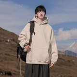 潮流纯色连帽卫衣A425-Q5555-P65控78面料65%棉35%聚酯，男装卫衣，电商A425