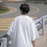 卡通熊猫夏日圆领短袖T恤A425-T5202-P45控59面料棉，男装T恤，电商A425