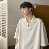 翻领T恤华夫格POLO衫拉链短袖A425-T1413-P45控58，男装T恤，电商A425