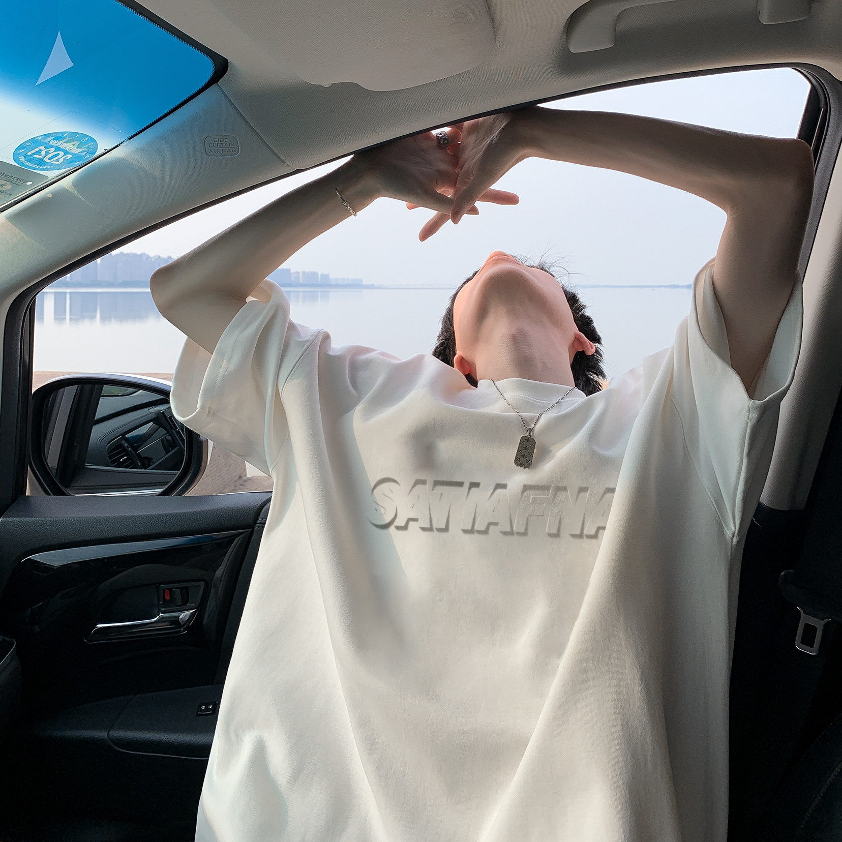 潮流钢印英文字短袖T恤A425-T3701-P38控48面料棉，男装T恤，电商A425