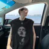潮流模糊人像图案背心T恤A425-BX3769-P28控38面料棉，男装背心/马甲，电商A425