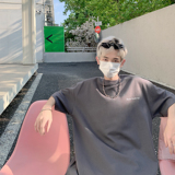 潮流雷电模糊图案短袖T恤A425-T3748-P38控48面料棉，男装T恤，电商A425