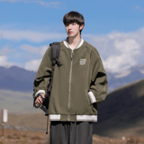 潮流日系棒球服夹克外套男A425-W6301-P98控128面料聚酯，男装夹克，电商A425