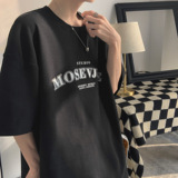 英文字母基础款短袖T恤夏季A425-T1112-P28控38，男装T恤，电商A425