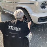 潮流哥特字排版短袖T恤A425-T3776-P38控48面料棉，男装T恤，电商A425
