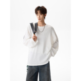 休闲简约上衣T恤宽松男士A425-T006-控58面料97%涤纶3%氨纶，男装T恤，电商A425