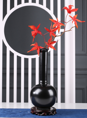 新中式风陶瓷小口径家具城花器