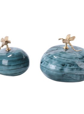 新中式风几何大堂餐厅软装饰品