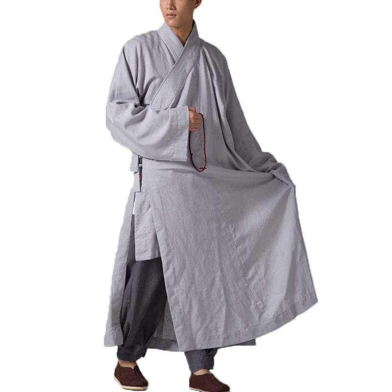 春夏季水洗秋季苎麻棉僧服长袍和尚服出家师父透气僧衣比丘尼大褂