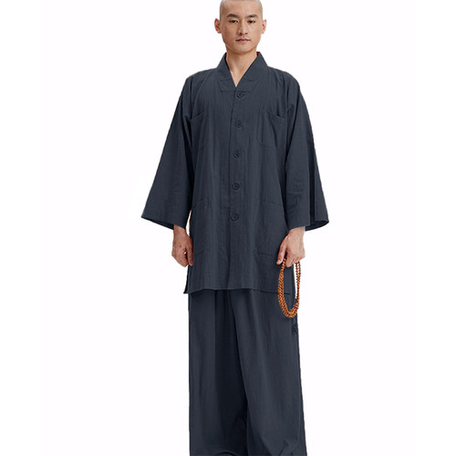 慈缘长袖男女纯棉纯色柔软舒适