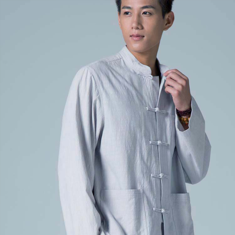 慈缘唐装汉服中山男装禅修服古装