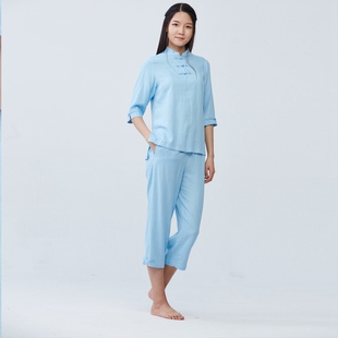 禅修居士服透气清凉舒适30973套装 瑜伽太极服练功服 薄款 慈缘夏季