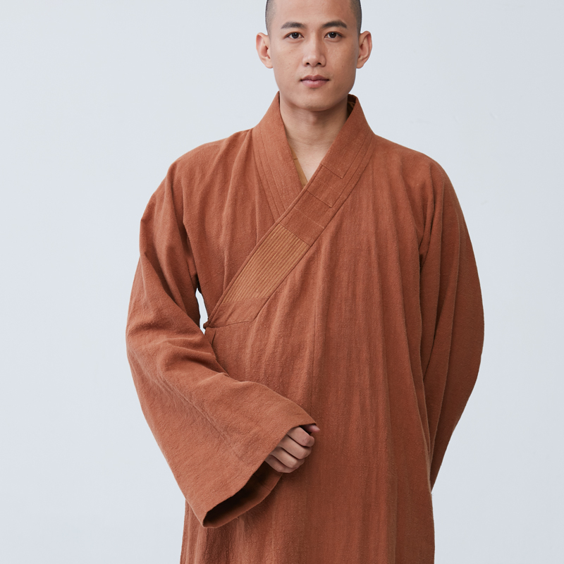慈缘秋冬新款大褂僧服长褂苎麻长袍僧袍和尚服僧衣服出家师父禅修