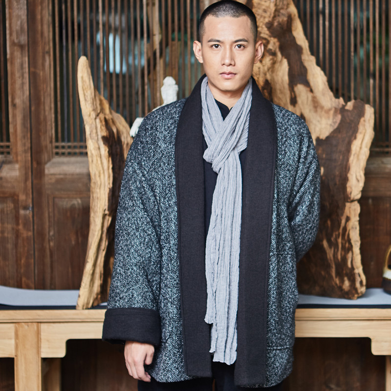 宽松短中长款汉服原创中国风外套