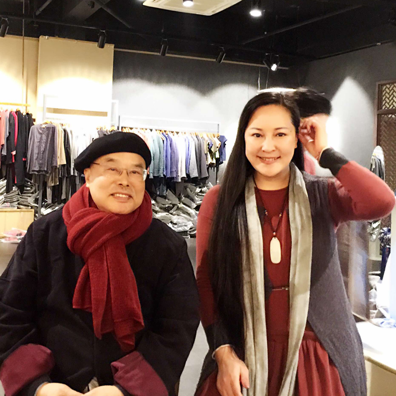 慈缘男装冬季厚外套百搭禅修复古