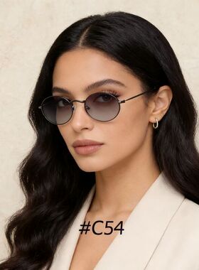 玫瑰个故事男女同款墨镜大牌金属