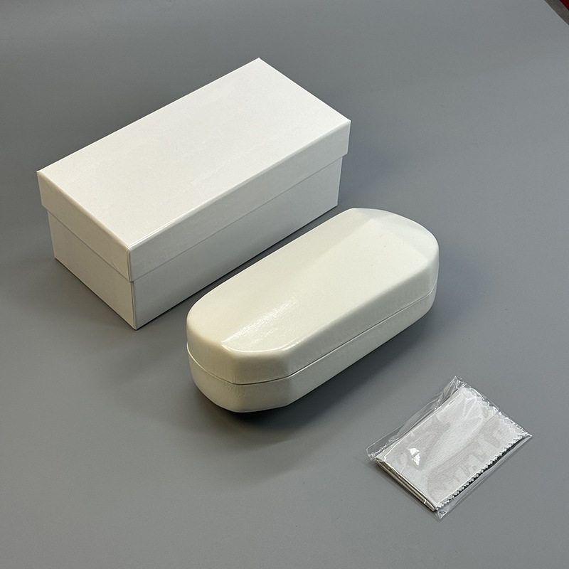 定制logo高颜值墨镜盒多边形镜盒高级大号太阳镜盒简约纯色镜盒子