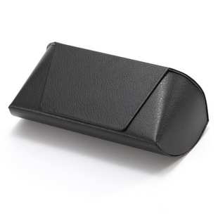 定制logo印皮质GM墨镜套盒子太阳镜近视抗压硬盒眼镜盒便携收纳袋