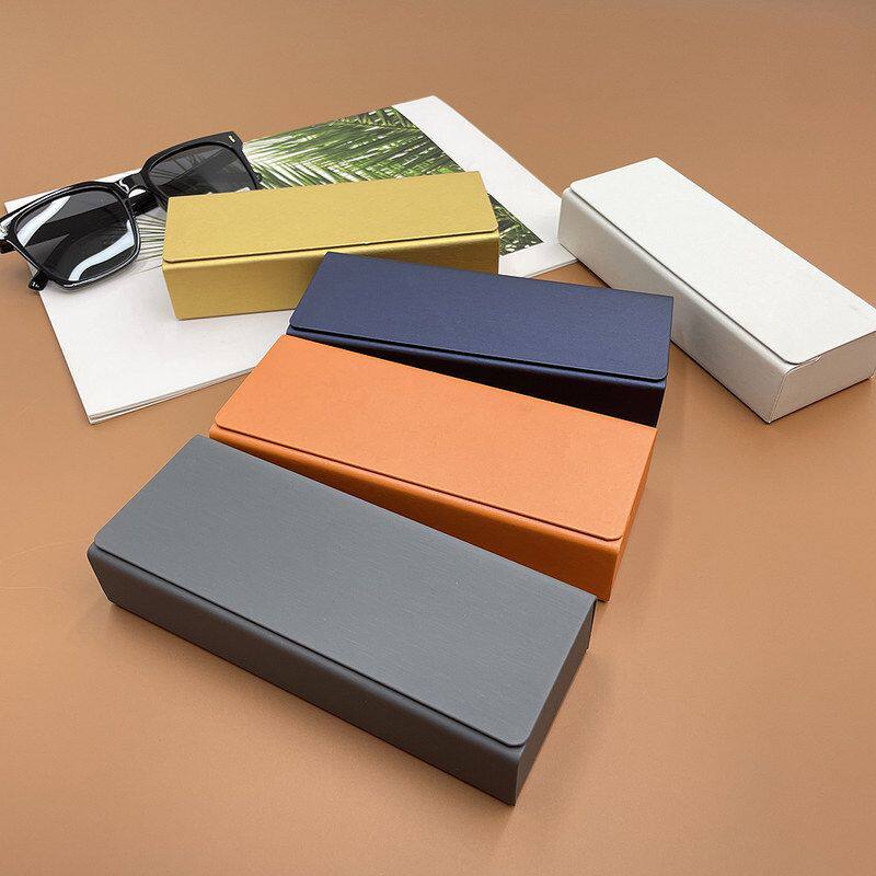 定制logo新款眼镜盒大框眼镜墨镜太阳镜收纳盒方形大容量眼镜盒子