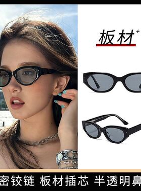 2026新款时尚板材成人墨镜透明